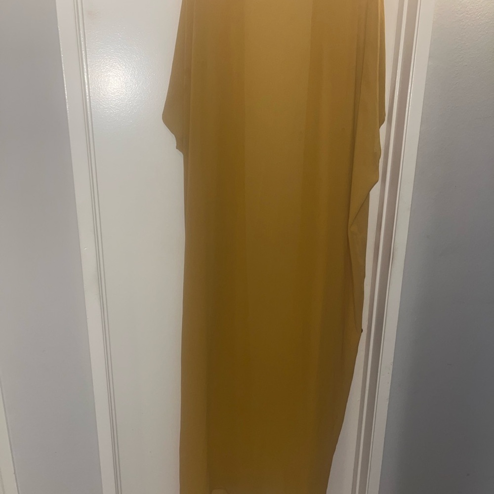 Tall (5’7”+) Elegant Mustard Yellow cover up